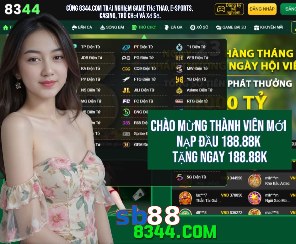 Casino Trực Tuyến Trò Chơi Được Yêu Thích Tại sb88